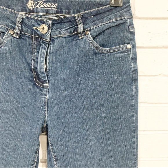 Debenhams Bootcut Jeans in Authentic Blue Jeans - Picture 5 of 12